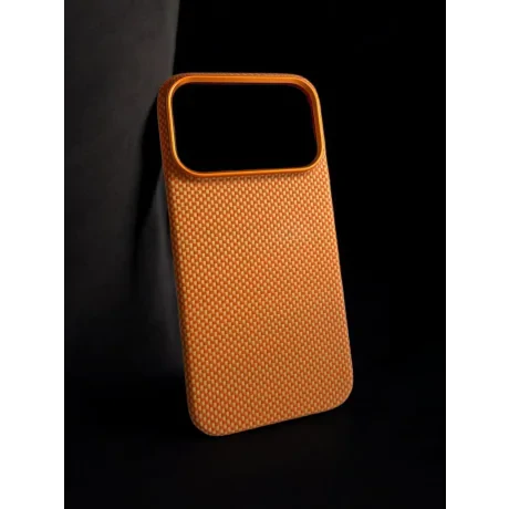 Husa Spate Hard Urban Gadgets MagForce Aramid pentru iPhone 17 Pro Portocaliu