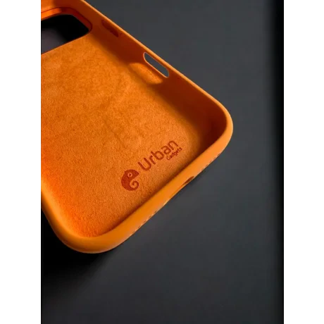 Husa Spate Urban Gadgets Silicon Soft MagSafe pentru iPhone 17 Pro Portocaliu