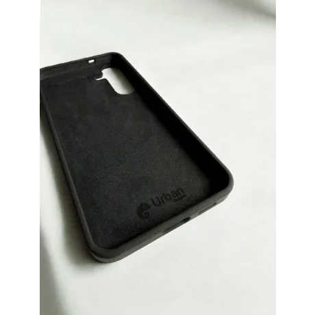 Husa Spate Urban Gadgets Silicon Soft MagSafe pentru Samsung Galaxy S25 FE Negru