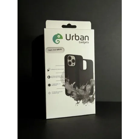 Husa Spate Urban Gadgets Silicon Soft MagSafe pentru Samsung Galaxy S25 FE Negru