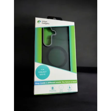 Husa Spate Urban Gadgets MagSafe pentru Samsung Galaxy S25 FE Negru