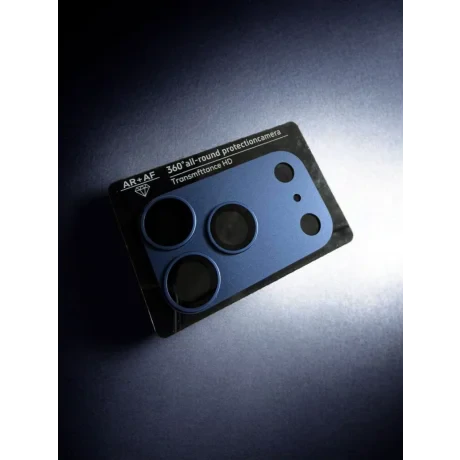 Protectie Camera Metal/Sticla 360° Urban Gadgets pentru iPhone 17 Pro Albastru