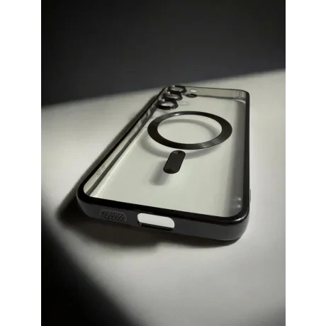 Husa Spate Beauty Lens Frame MagSafe pentru Sam Gal S25 FE Bulk Negru