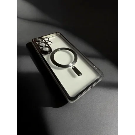 Husa Spate Beauty Lens Frame MagSafe pentru Samsung Galaxy S26 Ultra Bulk Negru