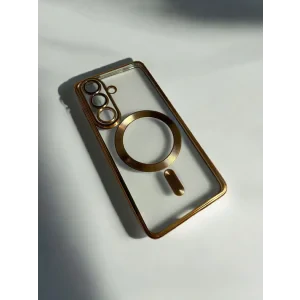 Husa Spate Beauty Lens Frame MagSafe pentru Samsung Galaxy S26 Bulk Auriu