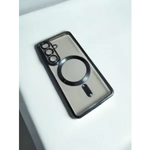 Husa Spate Beauty Lens Frame MagSafe pentru Samsung Galaxy S26 Bulk Albastru