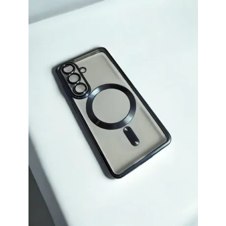 Husa Spate Beauty Lens Frame MagSafe pentru Samsung Galaxy S26 Bulk Albastru