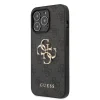 Husa Cover Guess Silicone Metal Logo pentru iPhone 13 Pro Grey