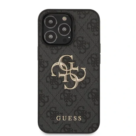 Husa Cover Guess Silicone Metal Logo pentru iPhone 13 Pro Grey