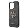 Husa Cover Guess Silicone Metal Logo pentru iPhone 13 Pro Grey