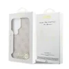 Husa Spate Guess PU 4G Metal Logo MagSafe pentru Samsung Galaxy S26 Ultra Roz