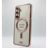 Husa Spate Beauty Lens Frame Magsafe pentru Samsung Galaxy S26 Plus Bulk Roz/Mov