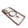Husa Spate Beauty Lens Frame Magsafe pentru Samsung Galaxy S26 Plus Bulk Roz/Mov