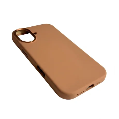 Husa Spate Urban Gadgets Silicon Soft Summer MagSafe pentru iPhone 17 Mocha Mousse