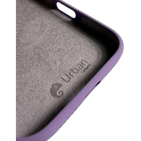 Husa Spate Urban Gadgets Silicon Soft Summer MagSafe pentru iPhone 17 Pro Pastel Lilac