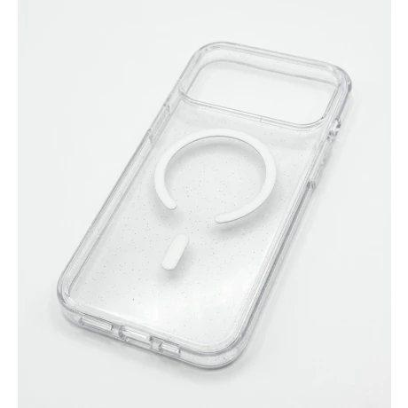 Husa Spate Urban Gadgets MagSafe Fashion Glitter pentru iPhone 17 Pro Max Transparent