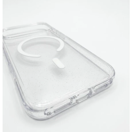 Husa Spate Urban Gadgets MagSafe Fashion Glitter pentru iPhone 17 Pro Max Transparent