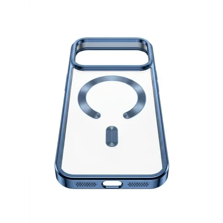 Husa Spate Beauty Lens Frame MagSafe pentru iPhone 17 Pro Max/18 Pro Max Bulk Light Blue