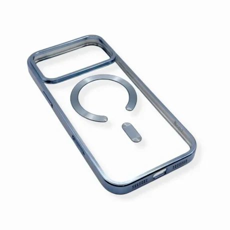 Husa Spate Beauty Lens Frame MagSafe pentru iPhone 17 Pro Max/18 Pro Max Bulk Light Blue