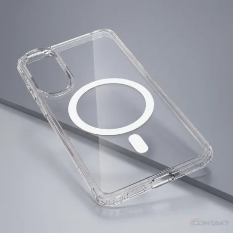 Husa Spate Urban Gadgets MagSafe pentru Samsung Galaxy S25 Edge Transparent