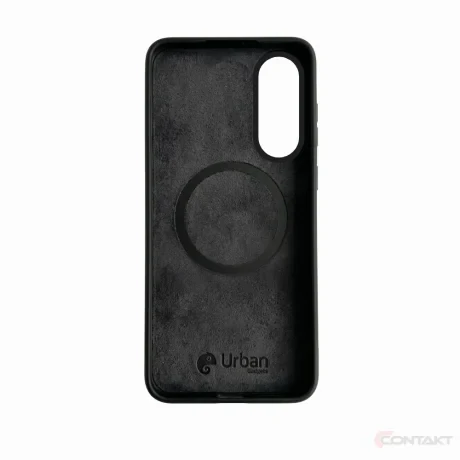 Husa Spate Urban Gadgets Silicon Soft MagSafe pentru Samsung Galaxy S25 Edge Negru
