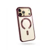 Husa Spate Beauty Lens Frame MagSafe pentru iPhone 17 Pro Max/18 Pro Max Bulk Dark Cherry