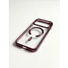 Husa Spate Beauty Lens Frame MagSafe pentru iPhone 17 Pro Max/18 Pro Max Bulk Dark Cherry