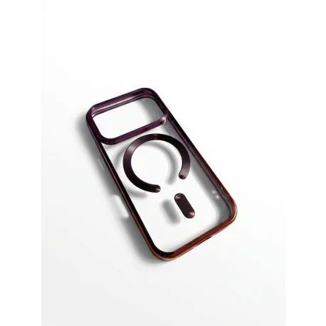 Husa Spate Beauty Lens Frame MagSafe pentru iPhone 17 Pro/18 Pro Bulk Dark Cherry
