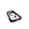 Husa Spate Beauty Lens Frame MagSafe pentru iPhone 17 Pro/18 Pro Bulk Dark Cherry