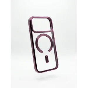 Husa Spate Beauty Lens Frame MagSafe pentru iPhone 17 Pro/18 Pro Bulk Dark Cherry