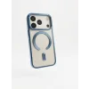 Husa Spate Beauty Lens Frame MagSafe pentru iPhone 17 Pro/18 Pro Bulk Light Blue