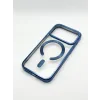 Husa Spate Beauty Lens Frame MagSafe pentru iPhone 17 Pro/18 Pro Bulk Light Blue