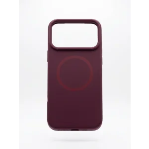 Husa Spate Hard Fun MagSafe pentru iPhone 17 Pro Max/18 Pro Max Bulk Dark Cherry