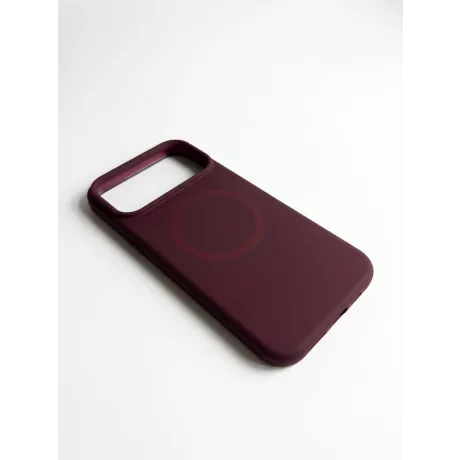 Husa Spate Hard Fun MagSafe pentru iPhone 17 Pro Max/18 Pro Max Bulk Dark Cherry
