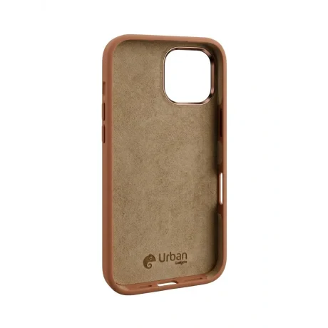 Husa Spate Urban Gadgets Silicon Soft Summer MagSafe pentru iPhone 16 Mocha Mousse