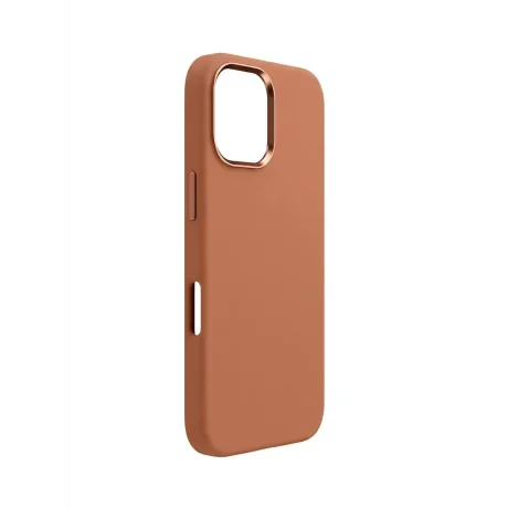 Husa Spate Urban Gadgets Silicon Soft Summer MagSafe pentru iPhone 16 Mocha Mousse