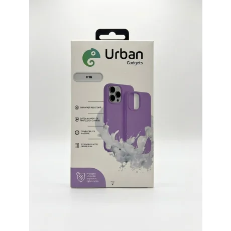 Husa Spate Urban Gadgets Silicon Soft Summer MagSafe pentru iPhone 16 Pastel Lilac