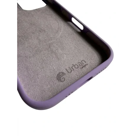 Husa Spate Urban Gadgets Silicon Soft Summer MagSafe pentru iPhone 16 Pastel Lilac
