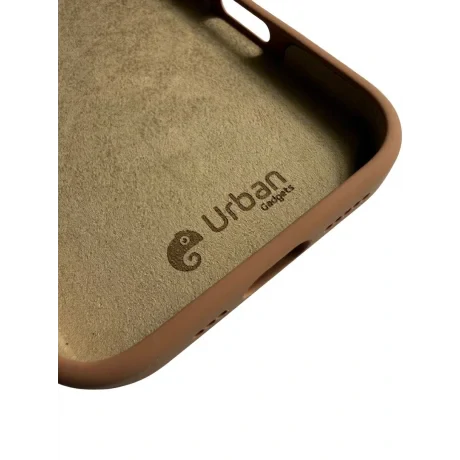 Husa Spate Urban Gadgets Silicon Soft Summer MagSafe pentru iPhone 16 Pro Mocha Mousse