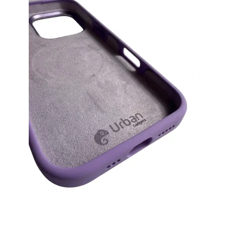 Husa Spate Urban Gadgets Silicon Soft Summer MagSafe pentru iPhone 16 Pro Pastel Lilac