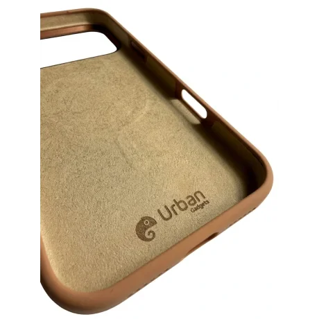 Husa Spate Urban Gadgets Silicon Soft Summer MagSafe pentru iPhone 17 Pro Max Mocha Mousse