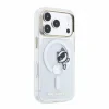 Husa Spate Karl Lagerfeld IML Choupette Peekaboo MagSafe pentru iPhone 17 Pro/18 Pro Transparent