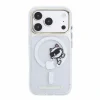 Husa Spate Karl Lagerfeld IML Choupette Peekaboo MagSafe pentru iPhone 17 Pro/18 Pro Transparent