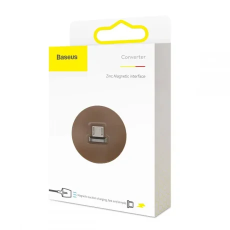 Adaptor Audio Micro Usb Baseus Magnetic Argintiu