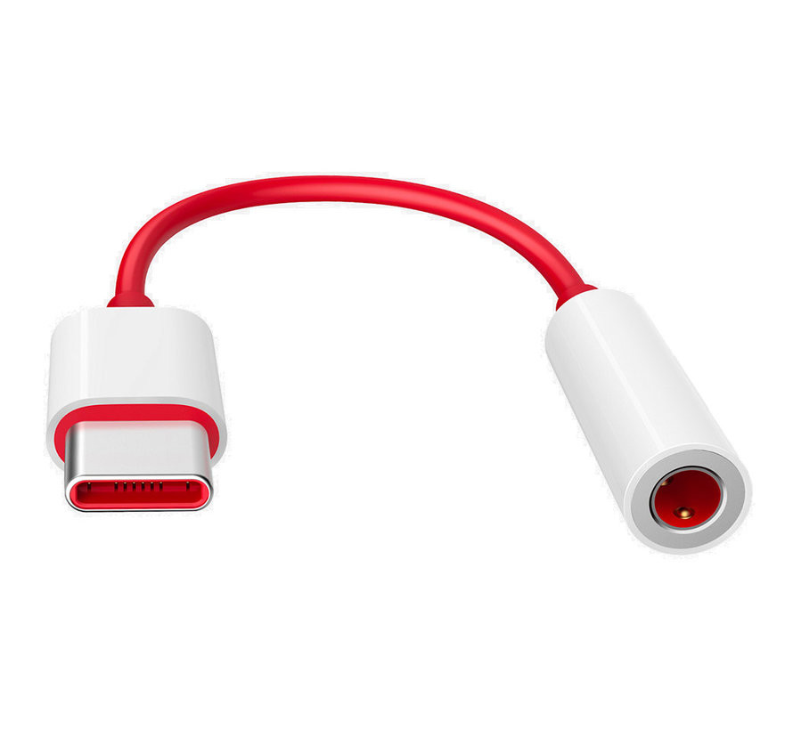 Adaptor Audio OnePlus Usb-Type C la Jack 3.5mm Rosu thumb