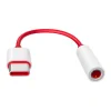 Adaptor Audio OnePlus Usb-Type C la Jack 3.5mm Rosu