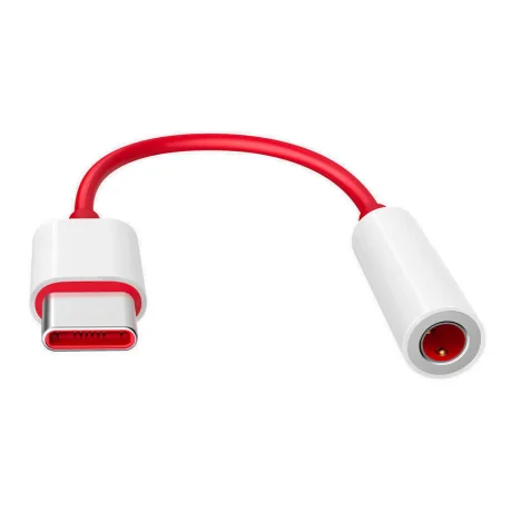Adaptor Audio OnePlus Usb-Type C la Jack 3.5mm Rosu