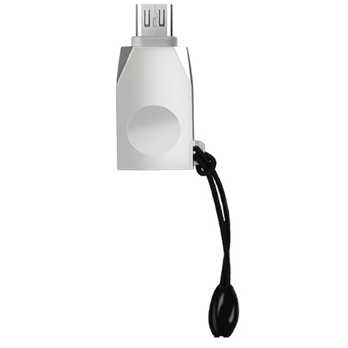 Adaptor Hoco OTG USB la USB Micro UA10, Argintiu thumb