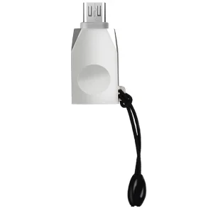 Adaptor Hoco OTG USB la USB Micro UA10, Argintiu
