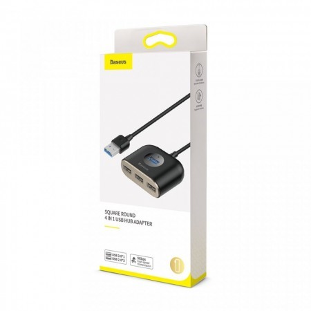 Adaptor Hub Baseus 4xUsb 1m Negru thumb